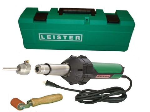 Leister Triac ST 141.228 Plastic Welder With Pencil Tip Nozzle, Seam Roller & Carrying Case + FREE SHIPPING