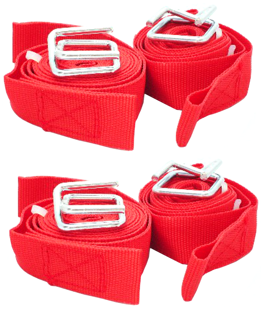8 ft Long Straps Nylon Webbing with Clamps 4 pack Includes Fast Free Shipping!