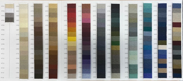 Yarn Innovations - Sample Yarn Chart / Yarn Samples with Free Shipping