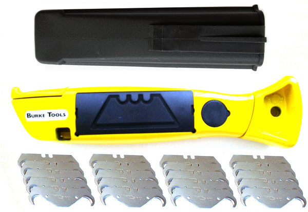 K550COATED with 20 GERMAN BLADES CHOOSE COLOR & BLADE TYPE: DEEP HOOK, SMALL HOOK, CONCAVE OR STRAIGHT UTILITY