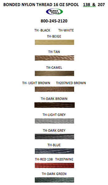 Bonded Nylon Thread - 16 OZ Spool  with  FREE SHIPPING!