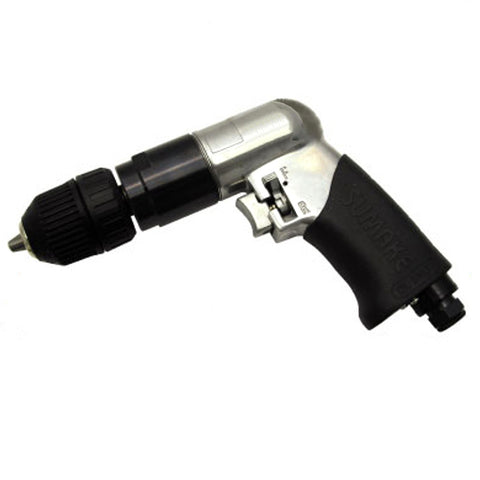 1800 RPM 3/8" HEAVY DUTY REVERSIBLE AIR DRILL W/KEYLESS CHUCK WITH FREE SHIPPING