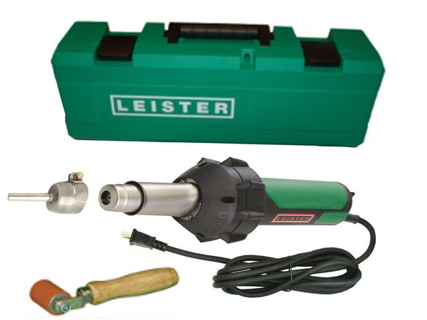 Leister Triac ST 141.228 Plastic Welder With Pencil Tip Nozzle, Seam Roller & Carrying Case + FREE SHIPPING